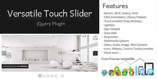 CodeCanyon - Versatile Touch Slider v1.2