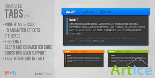 CodeCanyon - Animated Tabs v1.0