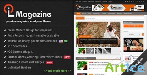 ThemeForest - LioMagazine v1.0 - Premium WordPress News/Magazine