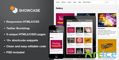 ThemeForest - Showcase v1.0 - Responsive HTML5 Template - FULL