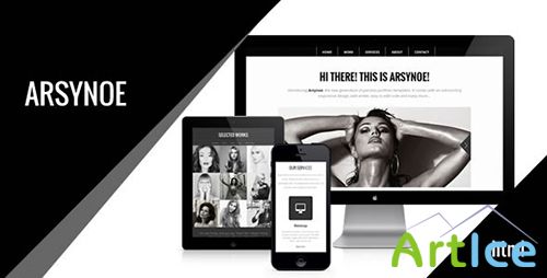 ThemeForest - Arsynoe | Professional One Page Portfolio - RIP