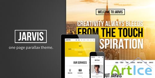 ThemeForest - Jarvis - Onepage Parallax Theme - RIP