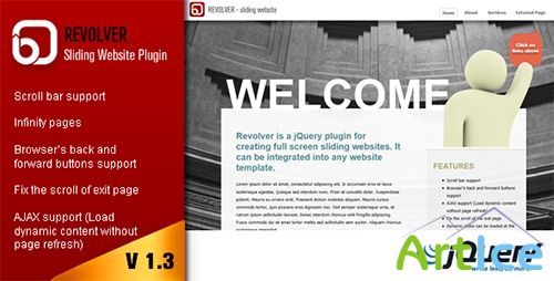 CodeCanyon - Revolver v1.3 - Sliding Website Plugin