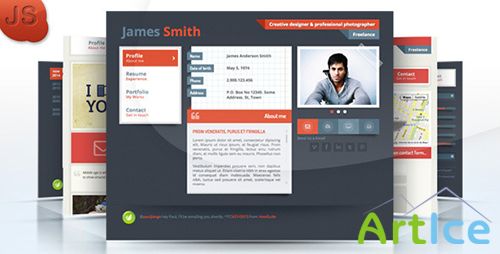 ThemeForest - Responsive Portfolio & Personal vCard - JS - RIP