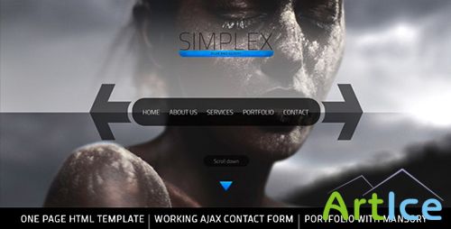 ThemeForest - Simplex - One Page HTML Template - RIP