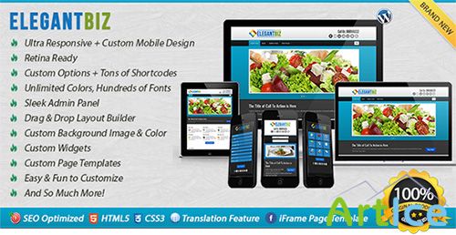 ElegantBiz - Wordpress Theme for v3.x