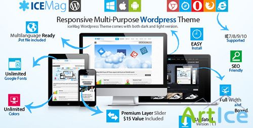 ThemeForest - iceMag Multi Purpose Responsive Theme v1.0.1