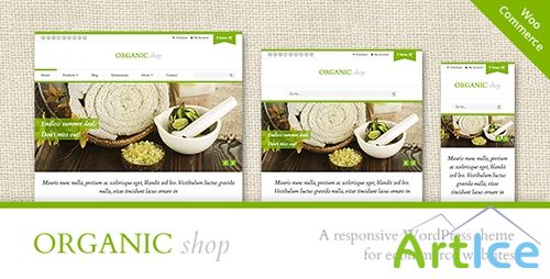 ThemeForest - Organic Shop v1.9.3 - Responsive WooCommerce Them