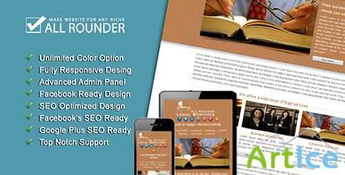 WPMania - AllRounder v1.0 - Business Theme For WordPress