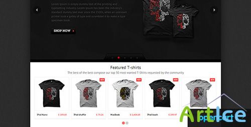 ThemeForest - T-shirts - OpenCart Theme