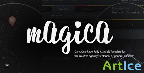 ThemeForest - Magica - One Page, Fully Ajaxable HTML Template  - RIP