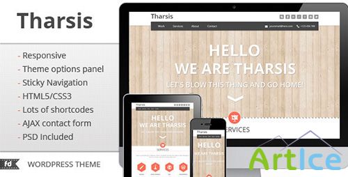 ThemeForest - Tharsis v1.2 - Responsive Portfolio theme