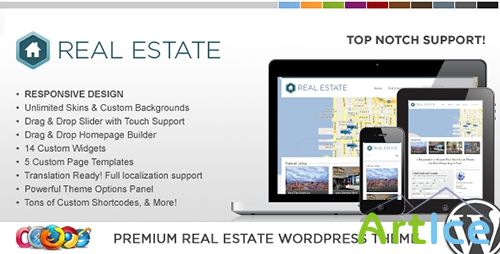 ThemeForest - WP Pro Real Estate 3 v1.4.5 - Responsive WordPress Theme