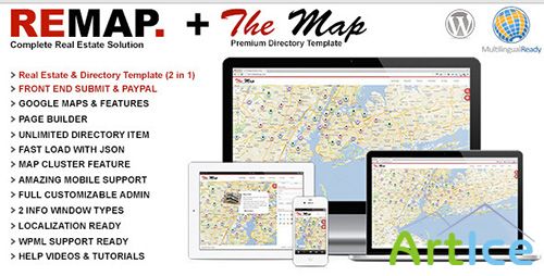 ThemeForest - REMAP v1.9 - Real Estate Premium Wordpress Template