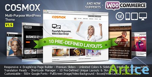 ThemeForest - COSMOX v1.4.0 - Multipurpose WordPress Theme