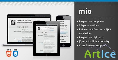 ThemeForest - MIO HTML Template - RIP