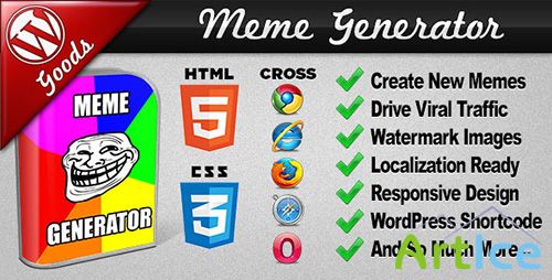 CodeCanyon - Meme Generator v1.2 - WordPress User-Generated Content