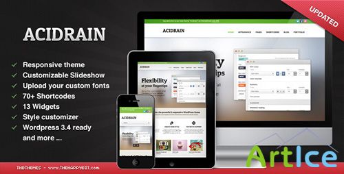 ThemeForest - AcidRain v1.0.1 - Theme For WordPress