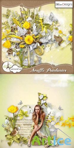 Scrap Set - Souffle Printanier PNG and JPG Files