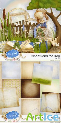 Scrap Set - Princess and the Frog PNG and JPG Files