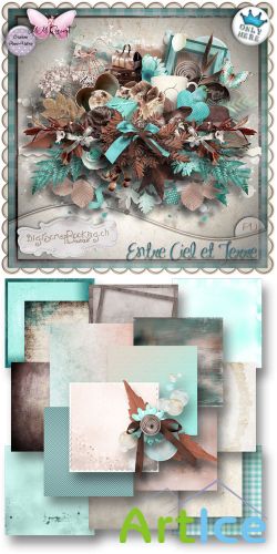 Scrap Set - Entre Ciel Et Terre PNG and JPG Files