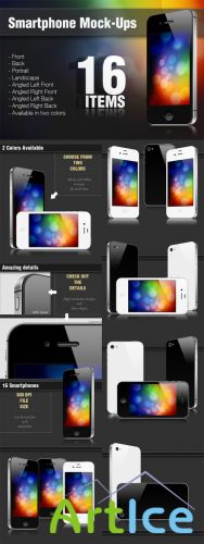 Designtnt - Premium Smartphone PS Mock-ups