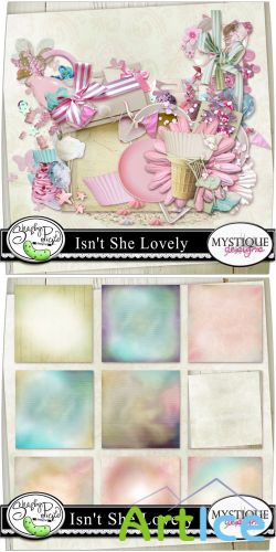 Scrap Set - Isnt She Lovely PNG and JPG Files