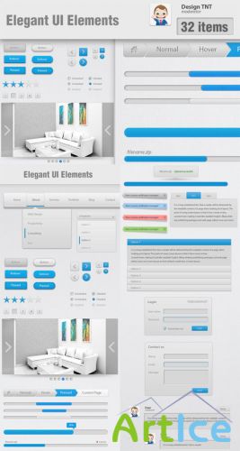 Designtnt - Elegant Website UI Elements