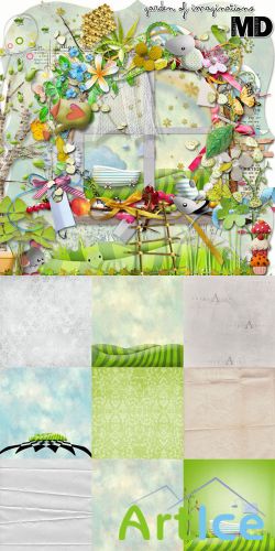 Scrap Set - Garden of Imaginations PNG and JPG Files