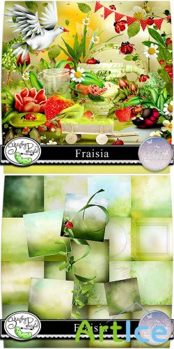 Scrap Set - Fraisia PNG and JPG Files