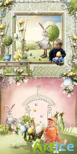 Scrap Set - Lulus Garden PNG and JPG Files