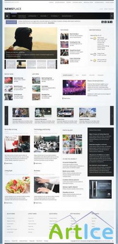 Shape5 - Newsplace - Template For Joomla 2.5 & 3.1