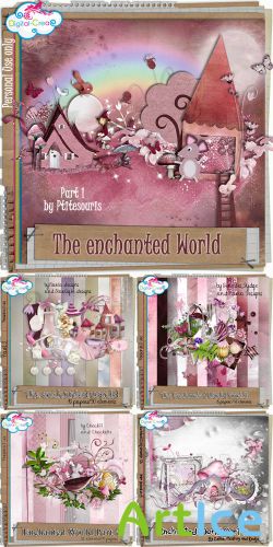 Scrap Set - The Enchanted World PNG and JPG Files