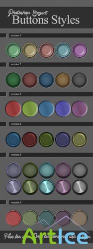 Elegant Buttons Photoshop Styles