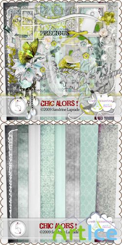 Scrap Set - Chic Alors ! PNG and JPG Files