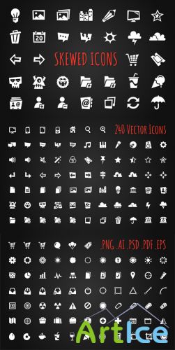 Skewed Icons