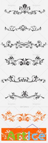 Floral Vector Set 113