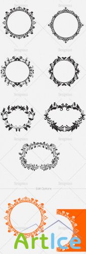 Floral Vector Set 114