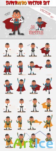 Designtnt - Superhero Vector Set