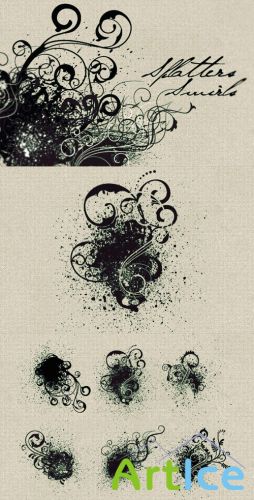 WeGraphics - Splatters and Swirls Vector Pack