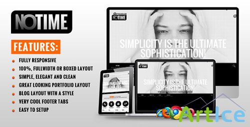 ThemeForest - NOTIME v1.1 - Business Portfolio WordPress Theme