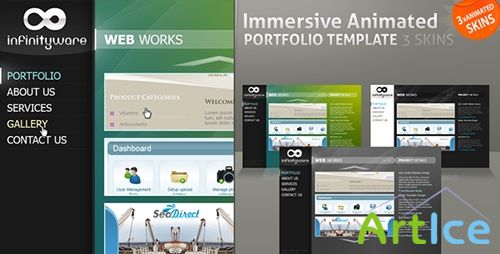 ThemeForest - Immersive Animated Portfolio Template - RIP