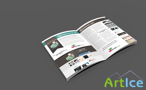 Magazine Mock-Up Template