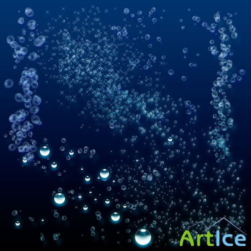 Water Bubbles PSD