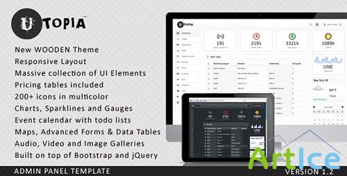 ThemeForest - Utopia Responsive Admin Template v1.2 - FULL