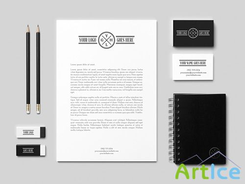 PSD Web Design - Branding / Identity Mock-Up Vol.2