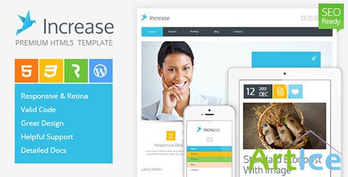 ThemeForest - Increase - Premium Corporate HTML5 Template - RIP