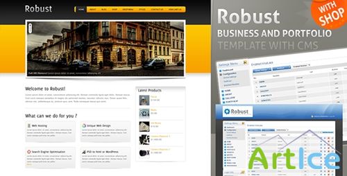 ThemeForest - Robust Business & Portfolio Template w CMS & SHOP - FULL