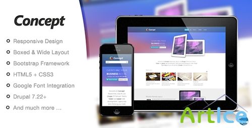 ThemeForest - Concept v1.0 - Responsive Drupal 7 Premium Theme