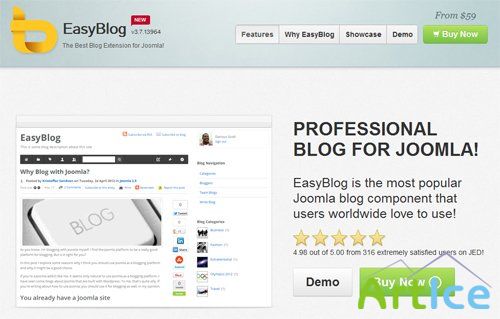 EasyBlog v3.8.14477 for Joomla 1.5, 2.5 & 3.0